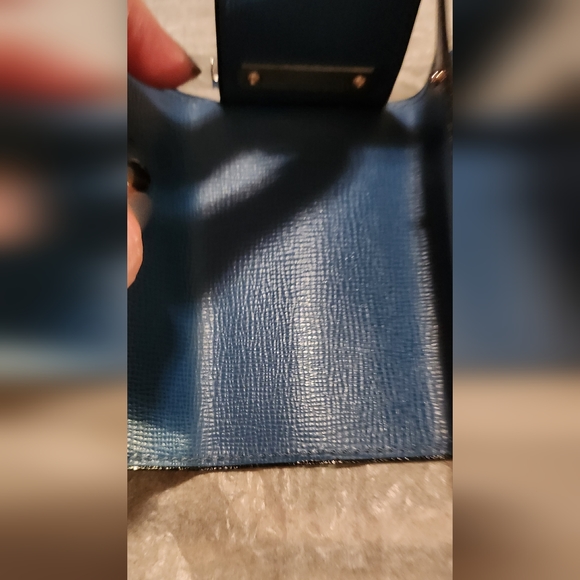 Valextra Key Holder Cobalt Blue Made in Italy - Picture 10 of 11